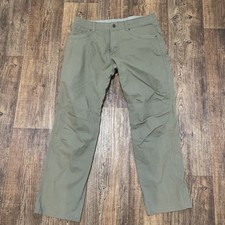 K HL Revolvr Men's Pants Size 36x32 Khaki Outdoor Hiking Workwear kuhl