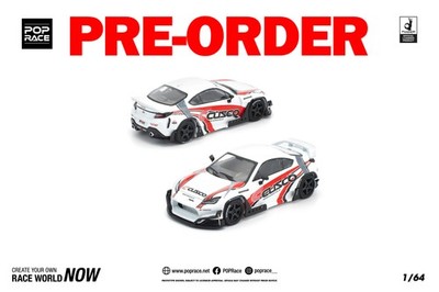 (Pre-order) POP RACE 1/64 PANDEM GR86 - CUSCO Diecast Model Car