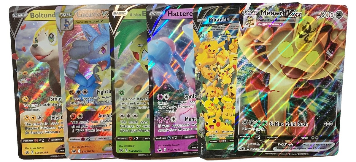 Pokemon - Random Jumbo Card Lot - x6 (Selection Varys) V - VMAX
