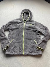 The North Face Jacket Youth Girls XL/18 Gray Suave Oso Full-Zip Hoodie Outdoor
