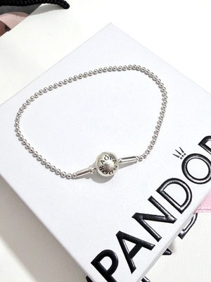 Pandora Essence Kugel Silber Armband! 19cm! selten
