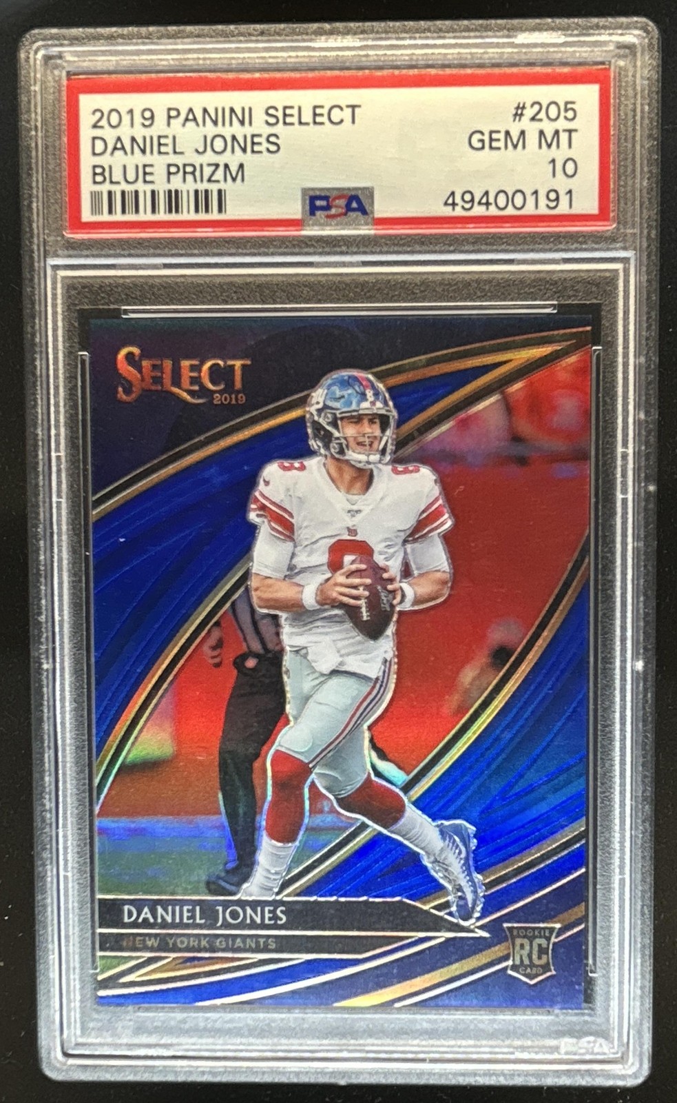 Daniel Jones Panini Select #205 Blue
