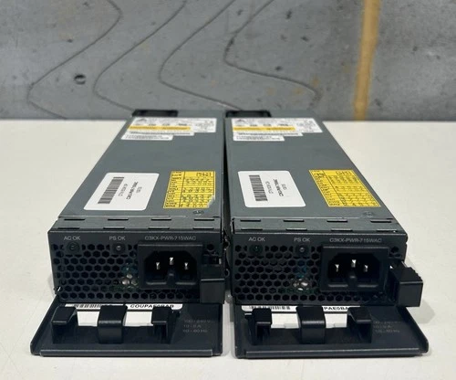 2 x CISCO C3KX-PWR-715WAC. 90 DAY WARRANTY. FREE UK SHIPPING