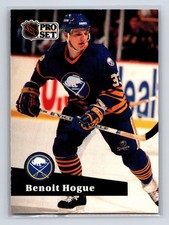 1991-92 Pro Set - Benoit Hogue #17 Buffalo Sabres Hockey Card