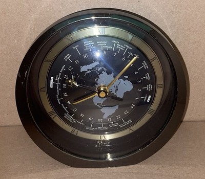 VTG Seiko Quartz World Clock Time Zones Lights Airplane Hand