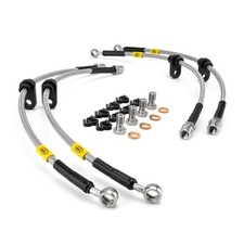 HEL Braided Brake Lines for Mazda 323 1.6 GT Turbo 4x4 (87-89)