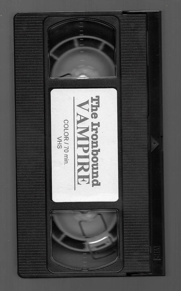 Ironbound Vampire (VHS, 1997) Original Brain Escape. Signed profusely. SOV. R:C6 - Image 4 of 4