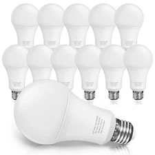 A21 Bright Light Bulbs, 150-200W Equivalent LED Bulbs, Daylight White 5000K, ...