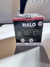 Cooper Lighting Halo Twin Head Floodlight Motion Activated MS34 Black