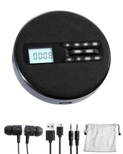 Portable CD Player with Speakers, Rechargeable CD Player for Car  Home