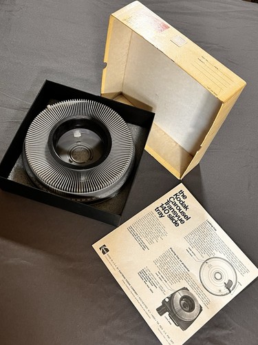 Kodak VTG Carousel Transvue 140 Slide Tray In Original Box - Holds 140 Slides - Picture 6 of 8