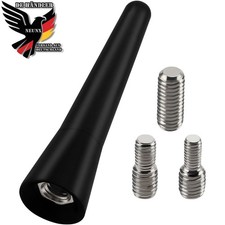 Auto Antenne 6,5cm Kurz Stab Dach KFZ Universal Radio AM FM DAB Adapter M4 M5 M6