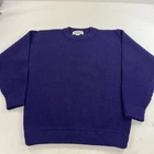 Vintage Patagonia Wool Chamonix Sweater MEDIUM Purple Pullover Crewneck 51401