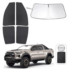 5PCS Windshield Sun Shade Custom Fit for 2023 2024 2025 2026 Chevrolet/Chevy ...