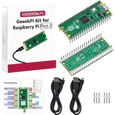 Mikrocontroller-Board Raspberry Pi Pico 2, Dual-Core, C/C++/Python Unterstützung