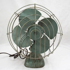 1940s Vintage 10" Electric Table Fan works needs some repair
