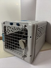 SportPet Small Collapsible Dog Crate Light Blue Folding Travel Kennel 18x13x12  