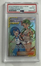 PSA 10 Mallow & Lana Full Art TAG TEAM #231/236 Cosmic Eclipse 2019 Pokémon TCG on eBay