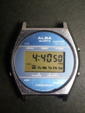 A3Y Seiko Alba Digital Y448-6000 Vintage Quartz Sport Men Watch 519
