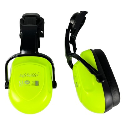 30dB Ear Muffs Hard Hats Type Safety Earmuffs For Safety Helmet Noise Cancell...