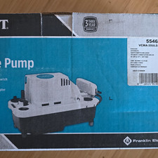 Little Giant VCMA-20-PRO Condensate Pump 230V 0.7/0.6A Auto Safety Switch