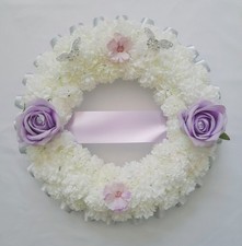 Funeral Flowers, Memorial Flowers, Funeral Wreath, Tribute Flowers for Mum, Nan