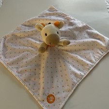Little Me Giraffe Lovey Plush Baby Orange Green Tan Polka Dots Infant. Z