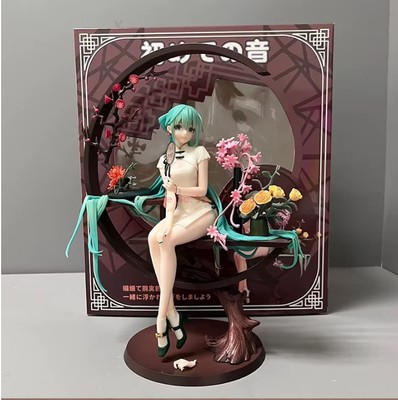 10'' Tall Hatsune Miku Cheongsam Hand-Made Custom Collectible Anime Action Figure