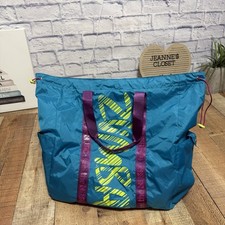 Zumba Join the Party Fast Dash Tote Bag Teal Purple Nylon Large Bag
