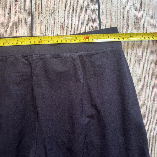 Legging pantalon crop noir à enfiler Eileen Fisher décontracté capris femme taille S - Photo 7/7