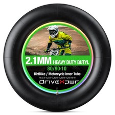 Motorcycle Heavy Duty Inner Tube - 80/90-10" - 2mm Thick - Tire Tube Compatib...