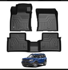 Falafa Floor Mats Ford Bronco Sport 2021 2022 2023 2024 2025 2026-1st 2nd Row