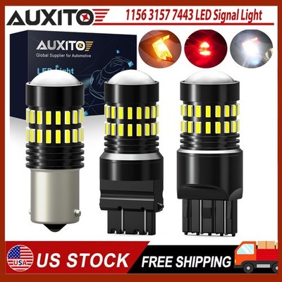 AUXITO 3157/7443/1156/T15/T10 48-LED Turn Signal Light Bulbs Anti Hyper Flash