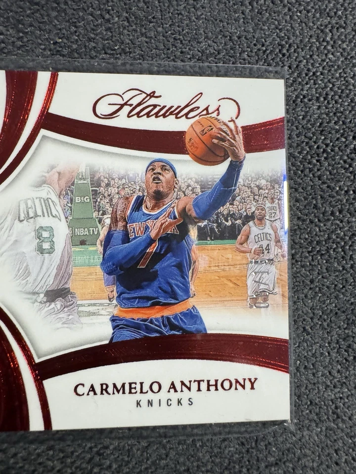 Carmelo Anthony - Dual Patch Ruby 06/15 - 2024-25 Panini Flawless   - Bild 2 von 4