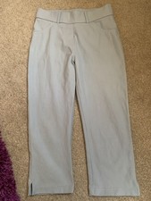 Select Ladies Cropped Jeggings Pretty Pale Blue Size 8 Excellent Condition