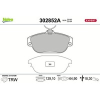 Valeo 302852A Bremsbelagsatz FüR Volvo 940 960 740 V90 S90 744 745 944 945 964
