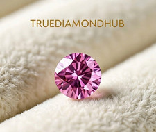 5 Ct Natural Round Cut D Grade | vvs1 Clarity Diamond Pink Color +1 More🎁Free