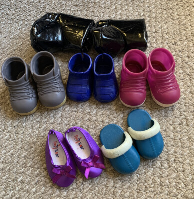 Our Generation OG 18  Doll Shoes Lot of 6 Pair Emily Rose