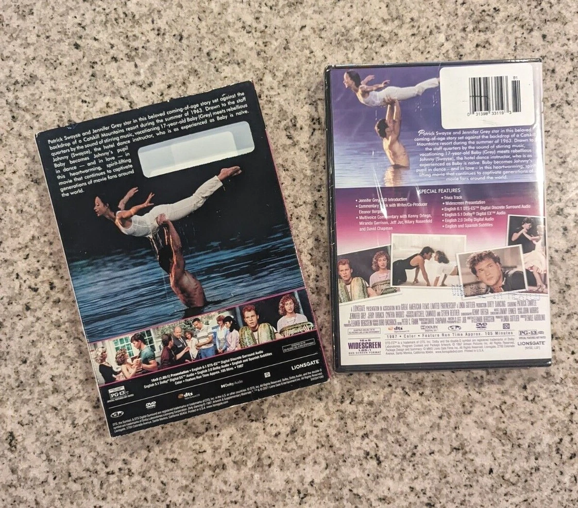 Dirty Dancing 1987 Movie DVD New Sealed With Watermelon Slipcover.