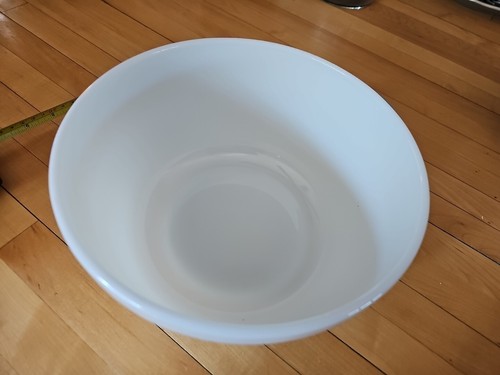 Vintage PYREX All Purpose Bowl White Original Sticker - Picture 2 of 11