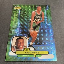 1998-99 UPPER DECK IONIX ELECTRIX PAUL PIERCE Boston Celtics ROOKIE CARD #70. rookie card picture