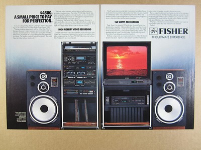 fisher home stereo system