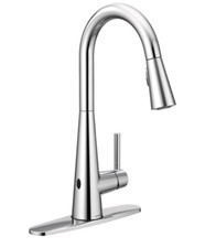 Moen Sleek MotionSense Wave High Arc Pulldown Kitchen Faucet Chrome 7864EWC