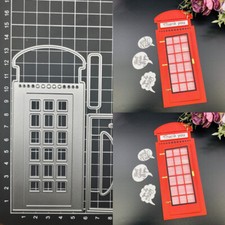 Telephone Booth Metal Cutting Dies Embossing Stencil Paper Card Scrapbook Mold