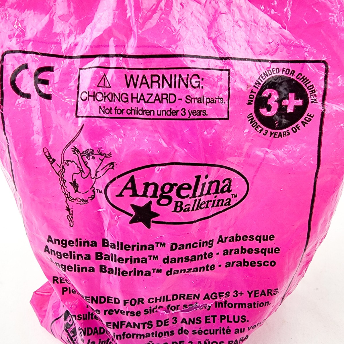 Vintage Subway Kids Pack Meal Toy Angelina Ballerina Dancing