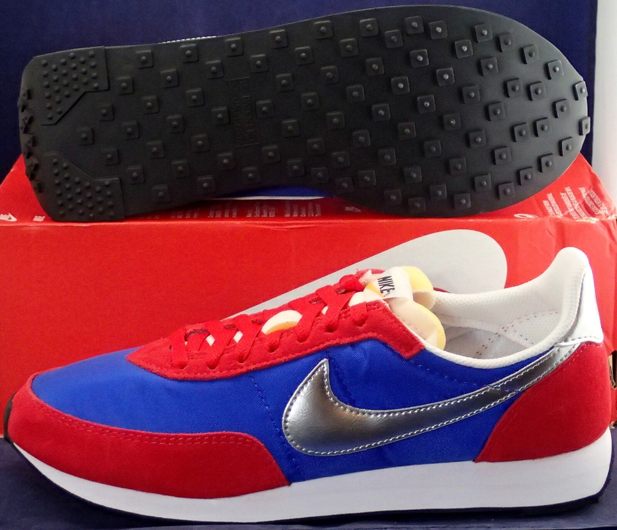 nike waffle one white game royal sail university red