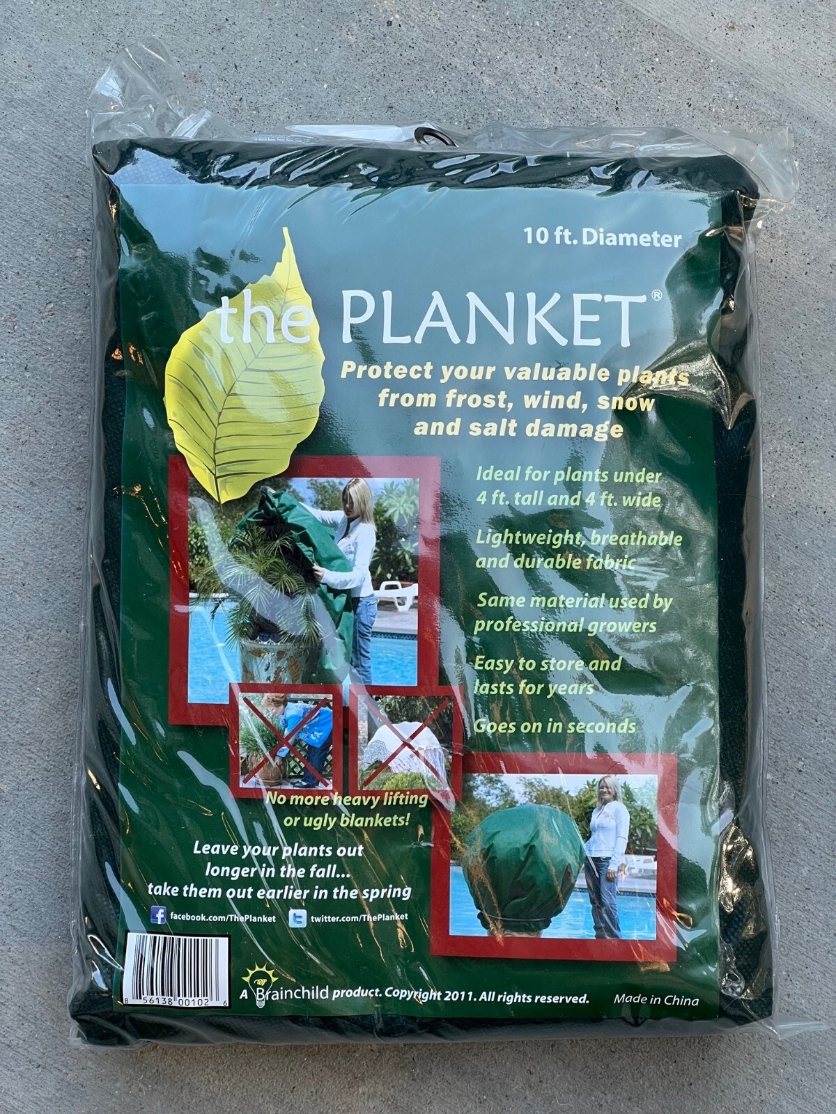 The Planket Frost Protection Plant Cover 10 FT Round 11120 for sale