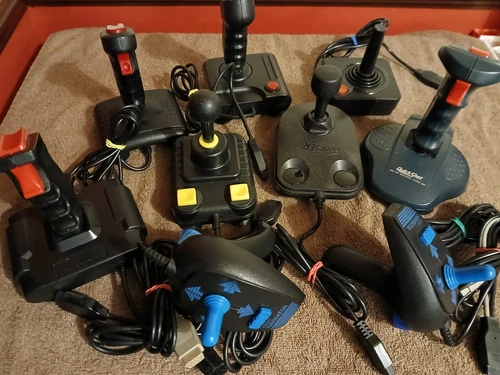 Retro Joysticks & Controllers - Amiga Atari C64 Sinclair - 9 Pin - Multi-Listing