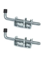 Spring Loaded Gate Latch Pin Barrel Bolt 6in x 1/2in Stem Durable Heavy Duty