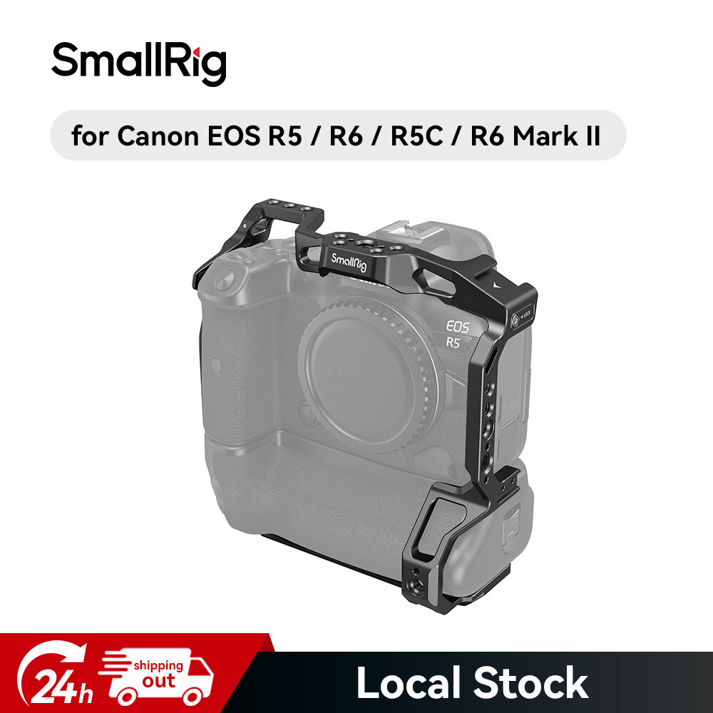SmallRig ケージ Canon EOS R5 / R6 / BG-R10 Amazon.com : SmallRig R5 / R6 Camera Cage for Canon R5 / R6